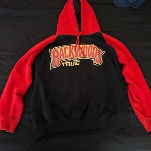 Backwoods Red and Black Hoodie